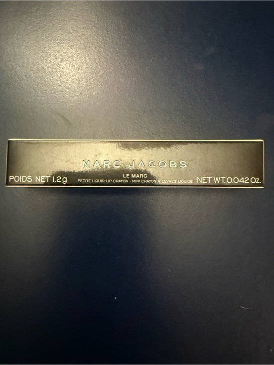 Marc Jacobs Other - Marc Jacobs Le Marc Petite Liquid Lip Crayon in Black-Gold Packaging